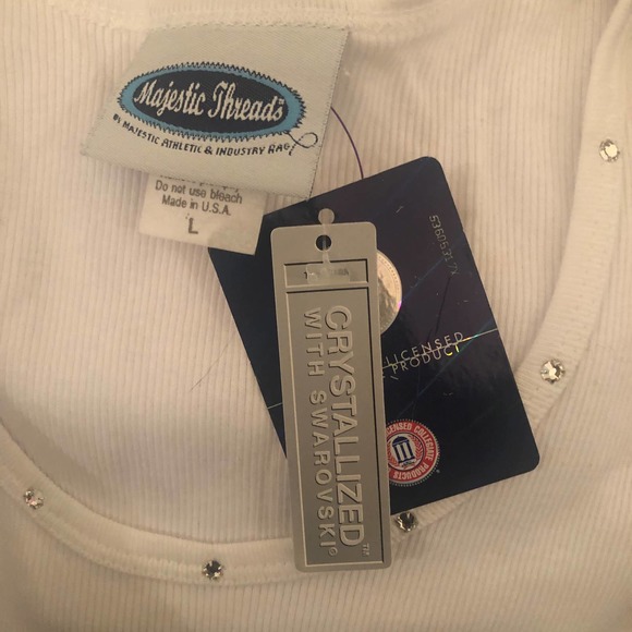 Cal Berkley Women's Swarovski Crystal Tank - Picture 3 of 5